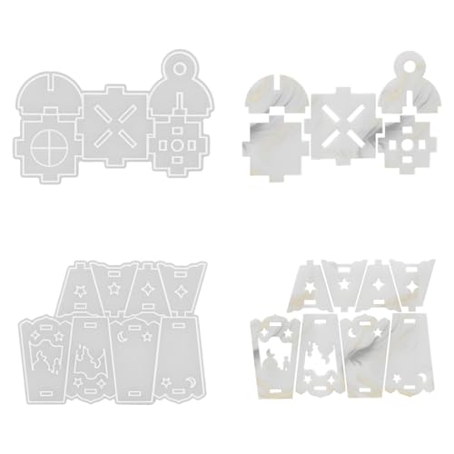 Aufwendiges Muster aus dem Nahen Osten aus Silikon, leicht zu entformen, für Kunstharz-Kerzenhalter und Ornament-Handarbeit von Morain