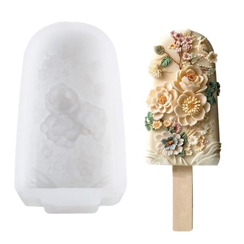 Blumeneisformen Silikonbahn Des Machers Silikoneis Maker Silikontextur Eiswerkzeug Für Eiscreme von Morain