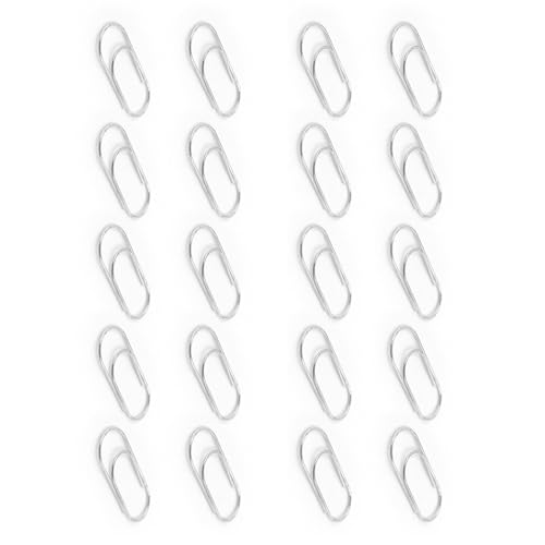 Bunte Büroklammern, 50 mm, große Aktenklammern, Metall, Büroklammern, Lesezeichen, Bürobedarf für Ordner, goldfarbene Binderklammern, 20 Stück Bunte Büroklammern, 50 mm, große Aktenklammern, Metall, Büroklammern, Lesezeichen, Bürobedarf für Ordner, goldfarbene Binderklammern, 20 Stück von Morain
