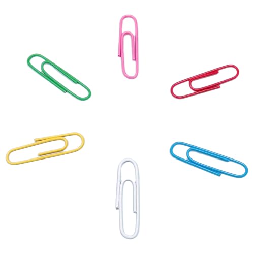 Bunte Büroklammern, Briefklammern, dekorative Papiermarkierung, Büro, für Schule, 120 Stück Bunte Büroklammern, Briefklammern, dekorative Papiermarkierung, Büro, für Schule, 120 Stück von Morain