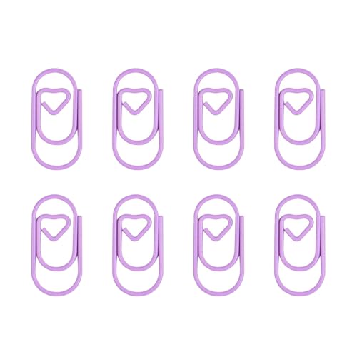 Bunte Büroklammern, kleines Herz, Metallklammern, 20 mm, für Dokumente, Dateien, Papier, Fotokarten, Organisation, Umschläge, 80 Stück Bunte Büroklammern, kleines Herz, Metallklammern, 20 mm, für Dokumente, Dateien, Papier, Fotokarten, Organisation, Umschläge, 80 Stück von Morain