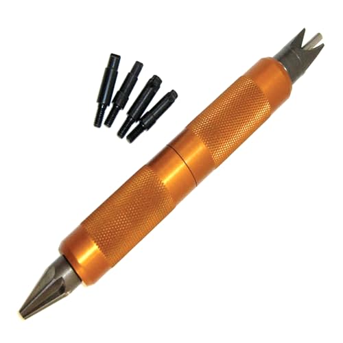 Case Prep Multi-Tool Multifunktions-Gehäuse-Fasen-Entgratungswerkzeug, tragbare Aluminiumlegierung + Stahl für Metall, Holz, Glas, Polier- und Reinigungswerkzeug von Morain