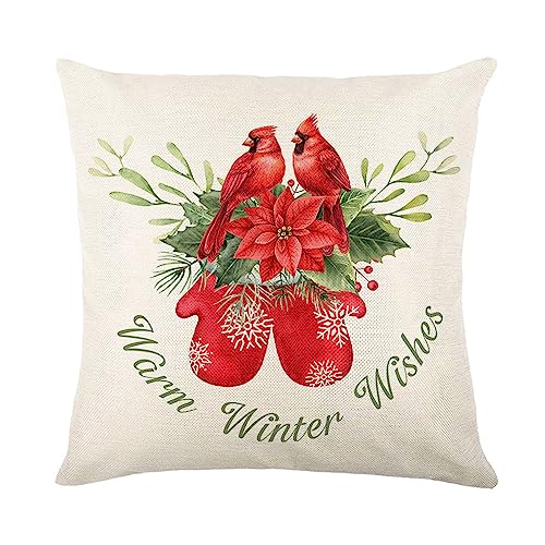 Dekorativer Weihnachts-Kissenbezug, 45 x 45 cm, Leinen, für Zuhause, Zimmer, Sofakissen Dekorativer Weihnachts-Kissenbezug, 45 x 45 cm, Leinen, für Zuhause, Zimmer, Sofakissen von Morain