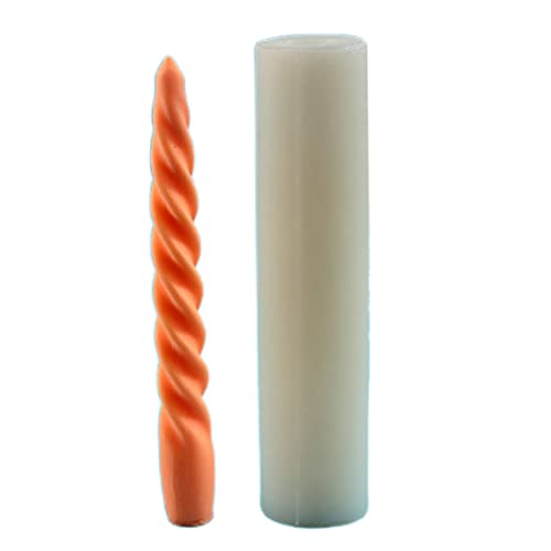 Drehschraubenstange Silikonform Für Duftende Kerzenherstellung Harzform Handgefertigte Seife Tonform Kuchen Schokolade Dekoration Silikonform Making von Morain