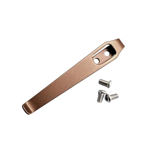 Durability Cutter Pocket Clip Replacement Hardware Back Clamp for Tool Restoration and Modifications Stainless Steel Folding Clip von Morain