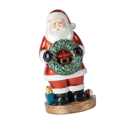 Einzigartiger Weihnachtsmann hält Kranz Baum Bär Puppen Statue Tisch Buch Regal Harze Miniaturfigur Weihnachten Urlaub Ornament Harze Weihnachtsmann Figur Ornament Einzigartiger Weihnachtsmann hält Kranz Baum Bär Puppen Statue Tisch Buch Regal Harze Miniaturfigur Weihnachten Urlaub Ornament Harze Weihnachtsmann Figur Ornament von Morain