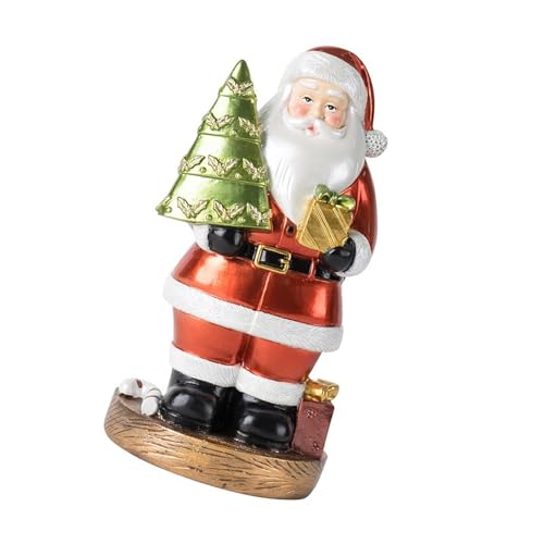 Einzigartiger Weihnachtsmann hält Kranz Baum Bär Puppen Statue Tisch Buch Regal Harze Miniaturfigur Weihnachten Urlaub Ornament Harze Weihnachtsmann Figur Ornament Einzigartiger Weihnachtsmann hält Kranz Baum Bär Puppen Statue Tisch Buch Regal Harze Miniaturfigur Weihnachten Urlaub Ornament Harze Weihnachtsmann Figur Ornament von Morain