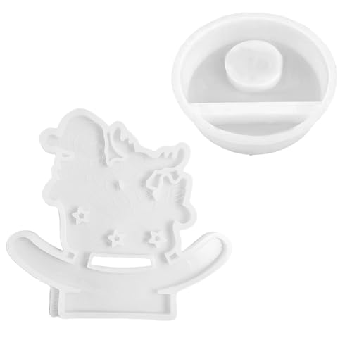 Handgefertigte Schneemann Silikonform Elks Kerzenhalter Formen Plastern Formen Betonformen Für Tisch Hausdekorationen Weihnachtsform Schneemann Kerzenhalter Formen von Morain