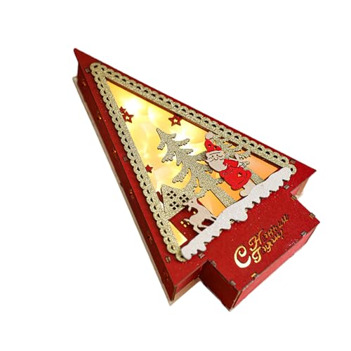 Handgefertigtes Weihnachtsdorfhaus aus Holz, LED-beleuchtete Miniatur-Kabine, Ornament für Urlaub, Party, Schreibtisch, Regal, Dekoration, Weihnachtsdorfhaus, Figur Handgefertigtes Weihnachtsdorfhaus aus Holz, LED-beleuchtete Miniatur-Kabine, Ornament für Urlaub, Party, Schreibtisch, Regal, Dekoration, Weihnachtsdorfhaus, Figur von Morain