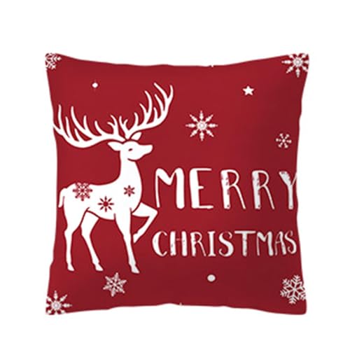 Heimdekorationskissenbezüge, weihnachtliches Muster, weiche Kissenbezüge, 1 Stück, Sofa-, Bett-, Stuhl-Zubehör Heimdekorationskissenbezüge, weihnachtliches Muster, weiche Kissenbezüge, 1 Stück, Sofa-, Bett-, Stuhl-Zubehör von Morain