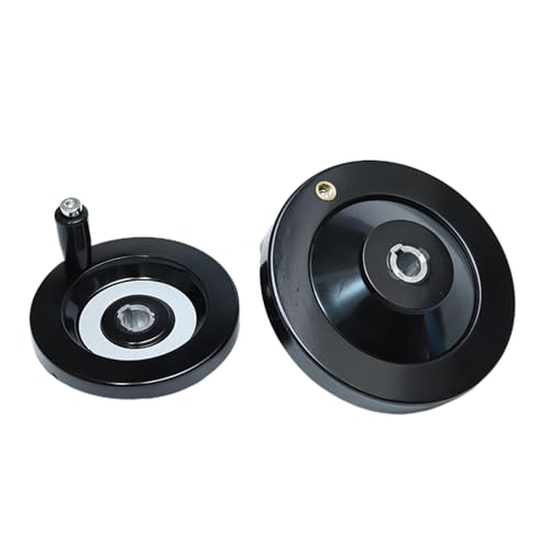 Hintere Well-Handrad-Drehmaschine, Bakelit-Handrad, schwarz, mit Drehgriff, 10 x 80 mm, 12 x 100 mm, 16 x 160 mm, industrielle Werkzeugmaschine, austauschbare Drehmaschine von Morain