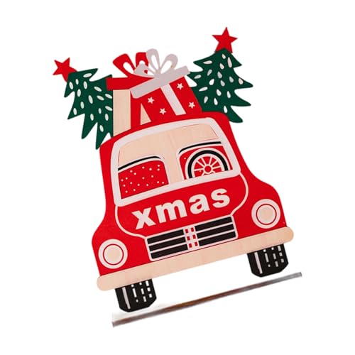Holzbuchstaben-Display, Ornament, Holzbuchstaben, Weihnachts-Kamindekoration, moderner Akzent für Schreibtisch, Büro, Schreibtisch, Weihnachten, Holzakzent von Morain