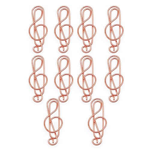 Kreative Büroklammern, Metall, kleine Lesezeicher-Clips, dekorative Aktenklammern für Dateien, Fotos, Metall, Bürobedarf, 10 Stück Kreative Büroklammern, Metall, kleine Lesezeicher-Clips, dekorative Aktenklammern für Dateien, Fotos, Metall, Bürobedarf, 10 Stück von Morain