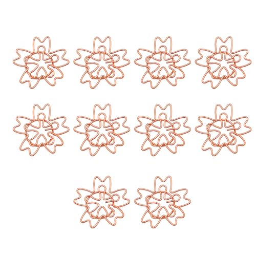 Kreative Büroklammern, Metall, kleine Lesezeicher-Clips, dekorative Aktenklammern für Dateien, Fotos, Metall, Bürobedarf, 10 Stück Kreative Büroklammern, Metall, kleine Lesezeicher-Clips, dekorative Aktenklammern für Dateien, Fotos, Metall, Bürobedarf, 10 Stück von Morain
