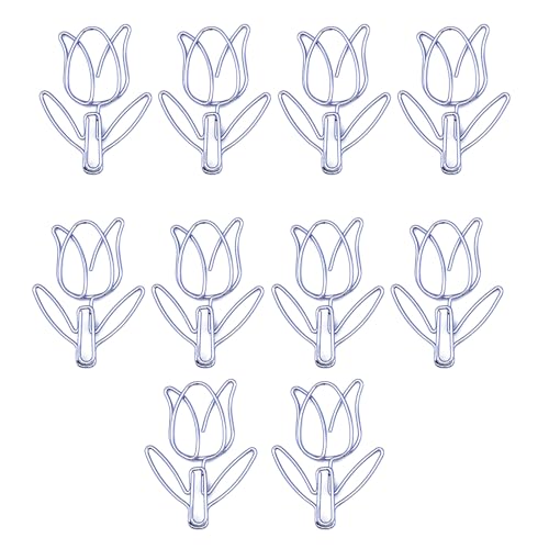 Kreative Büroklammern, Metall, kleine Lesezeicher-Clips, dekorative Aktenklammern für Dateien, Fotos, Metall, Bürobedarf, 10 Stück Kreative Büroklammern, Metall, kleine Lesezeicher-Clips, dekorative Aktenklammern für Dateien, Fotos, Metall, Bürobedarf, 10 Stück von Morain