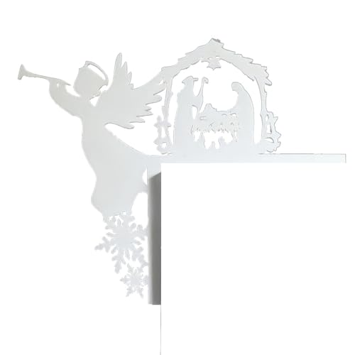 Kreative Weihnachts-Wanddekoration, Metall-Türrahmen-Schild, Metall-Topper, Dekorationen für Wohnzimmer/Schaufensterdekorationen Kreative Weihnachts-Wanddekoration, Metall-Türrahmen-Schild, Metall-Topper, Dekorationen für Wohnzimmer/Schaufensterdekorationen von Morain