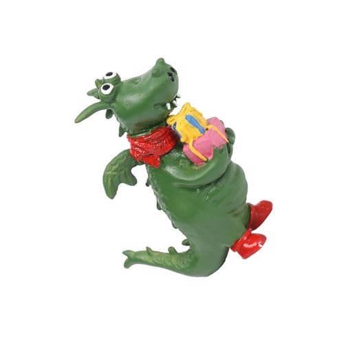Kunstharz Dinosaurier Ornament Figur mit Weihnachtsthema zum Dekorieren oder als Tischakzent Dekoration Regal Dinosaurier Dekoration Kunstharz Dinosaurier Ornament Figur mit Weihnachtsthema zum Dekorieren oder als Tischakzent Dekoration Regal Dinosaurier Dekoration von Morain