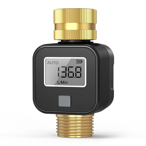 LCD Digital Flows Sensors Accurate Measurement Device Programmable Electronic Water Flows Meter ABS For Water Fast Rate von Morain