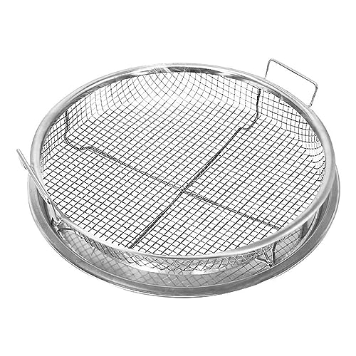 Luftfritteusen Grillhalter Für Backofen Edelstahl Antihaftbeschichtet Netz Bratkorb Geeignet Für Pommes Hähnchen Luftfritteuse Quadratischer Grillhalterkorb Mehrere Kochoptionen von Morain