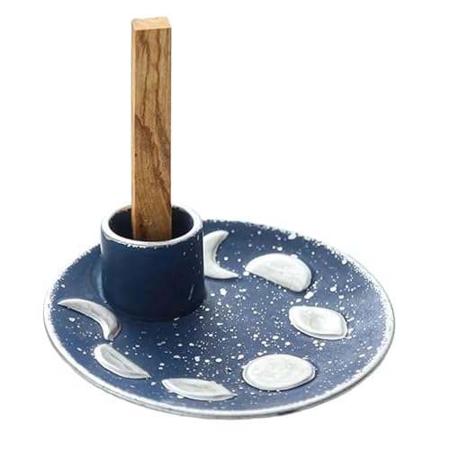 Morain Elegante Hitzebeständige Verfälle Brenner Tablett Keramik Design Santo Holz Weisen Censer Für Meditationen Raum Und Wohnzimmer Weisen Verschmutzung Tablett Keramik von Morain
