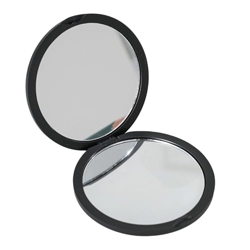 Morain Kompakte Faltbare Kosmetische Kosmetikspiegel Mit Doppelter Seite Glasreisen Tragbare Handheld Runde Für Heimpartys Faltmake Up Spiegel Spiegel Gespiegelt von Morain