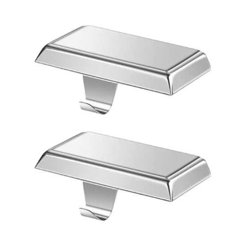 Morain Rechteckige Strumpfhaken aus Metall zum Aufhängen von Kaminen, Haken, Halter, Sockel, Halter, Sockel von Morain