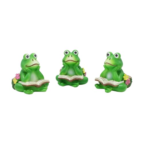 Morain Set Von 3 Miniaturfröschstatuen Pflanzgefäße Für Blumentöpfe Entwässerung Füße Und Garten Landscpe Dekorationen Miniaturfrösche Figuren Morain Set Von 3 Miniaturfröschstatuen Pflanzgefäße Für Blumentöpfe Entwässerung Füße Und Garten Landscpe Dekorationen Miniaturfrösche Figuren von Morain