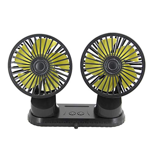 Morain Tragbarer Tabletop Lüfter Für Office Home 3 Geschwindigkeit Einstellbarer Für Head Lüfter Car Vehicles Lüfter Camping Picknick von Morain