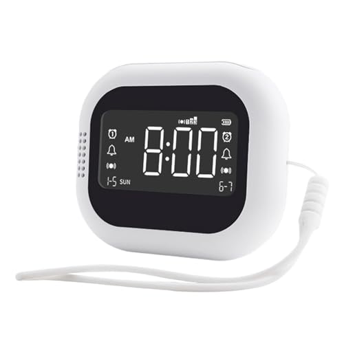 Morain Vibrieren Digitaler Wecker Mit Wiederaufladbarem Akku Und DREI Alarmmodus LCD Zeitwoche Anzeige 3 Ebenen Vibrationen Wiederaufladbare Batterieuhr Morain Vibrieren Digitaler Wecker Mit Wiederaufladbarem Akku Und DREI Alarmmodus LCD Zeitwoche Anzeige 3 Ebenen Vibrationen Wiederaufladbare Batterieuhr von Morain
