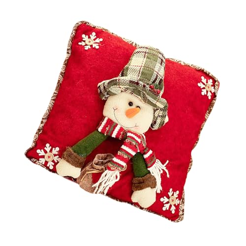 Morain Weihnachts-Kissenbezüge, Weihnachtsmann, Schneemann, Rentier, Dekoration, Kissen für Couch, Wohnzimmer, Schlafzimmer, dekorativer Kissenbezug Morain Weihnachts-Kissenbezüge, Weihnachtsmann, Schneemann, Rentier, Dekoration, Kissen für Couch, Wohnzimmer, Schlafzimmer, dekorativer Kissenbezug von Morain