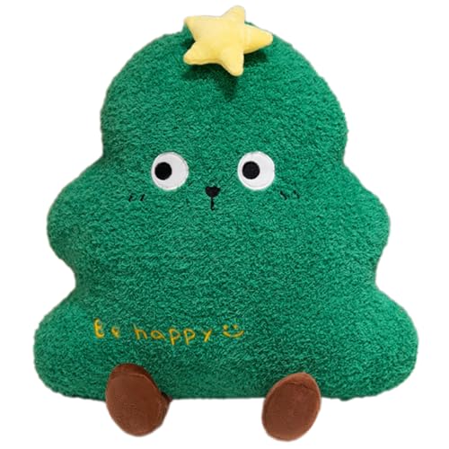 Morain Weihnachtskissen mit Ingwer-Puppen-Ornament, glückliche Dekoration 2025, Geschenk, Sofa-Dekoration, Weihnachtskissen von Morain