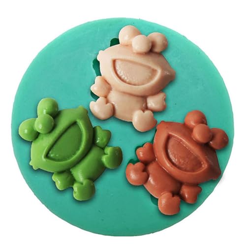 Niedliche Silikonform in Froschform, Kuchendekoration, Fondantform, Backwerkzeug für Süßigkeiten, handgefertigte Seife, Dessert, Gelee, Kerzen, Backutensilien Niedliche Silikonform in Froschform, Kuchendekoration, Fondantform, Backwerkzeug für Süßigkeiten, handgefertigte Seife, Dessert, Gelee, Kerzen, Backutensilien von Morain
