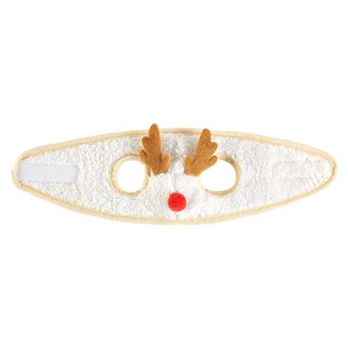 Niedliches Weihnachts-Rentier-Kostüm für Hunde, Urlaubszubehör, Foto-Requisiten, geeignet für Katzen und Hunde, Weihnachtsmann-Hundekostüm, Haustierkleidung von Morain