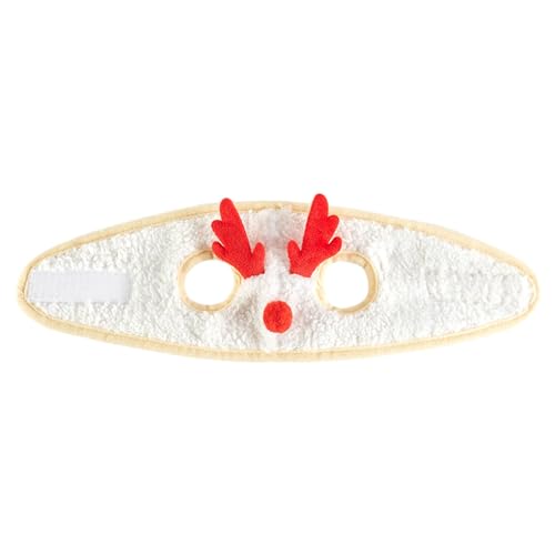 Niedliches Weihnachts-Rentier-Kostüm für Hunde, Urlaubszubehör, Foto-Requisiten, geeignet für Katzen und Hunde, Weihnachtsmann-Hundekostüm, Haustierkleidung von Morain