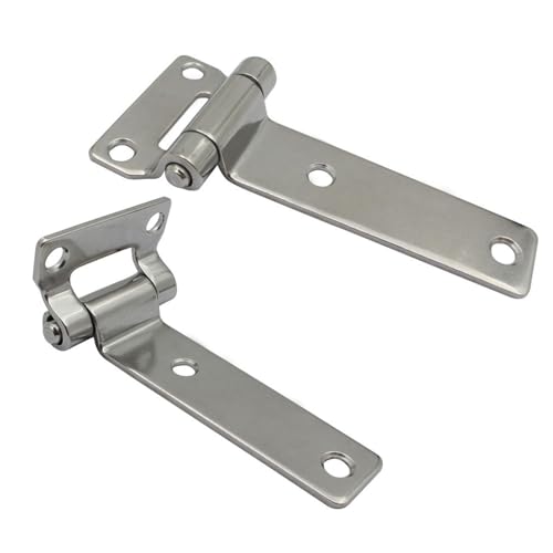 Robuste Scharniere aus 304 Stahl, rostfreies Design für Industrieschränke und Versandbehälter, 2 Stück, modernes Design, Stahlscharniere von Morain