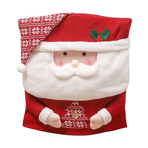 Schonbezüge für Esszimmerstühle, Weihnachtsmann-Motiv, Rot Schonbezüge für Esszimmerstühle, Weihnachtsmann-Motiv, Rot von Morain