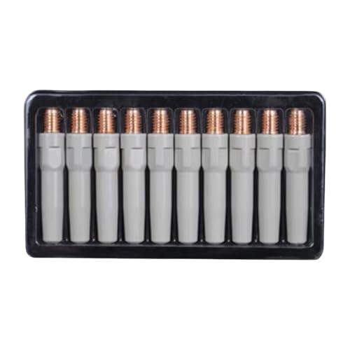 Schweißdüsen aus Kupfer, 0,8/1/1,2 mm, für Taschenlampe, Kupfer, mechanische Reparaturdüsen, Industrie, 10 Stück Schweißdüsen aus Kupfer, 0,8/1/1,2 mm, für Taschenlampe, Kupfer, mechanische Reparaturdüsen, Industrie, 10 Stück von Morain