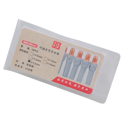 Schweißdüsen aus Kupfer, 0,8/1/1,2 mm, für Taschenlampe, Kupfer, mechanische Reparaturdüsen, professionelles Schweißwerkzeug, 10 Stück Schweißdüsen aus Kupfer, 0,8/1/1,2 mm, für Taschenlampe, Kupfer, mechanische Reparaturdüsen, professionelles Schweißwerkzeug, 10 Stück von Morain