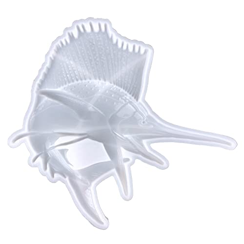 Schwertfisch Form Silikonform Epoxidharzform Tisch Ornament Schimmelputzdekoration Machen Sie Werkzeug Leicht Zu Reinigen Schwertfisch von Morain