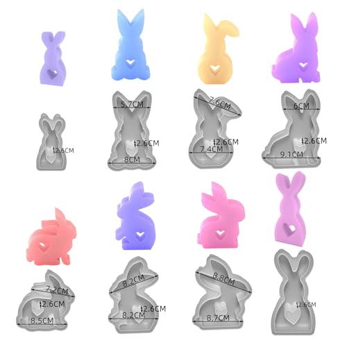 Silikon für die Herstellung von Kaninchen, einzigartige duftende Harzformen, handgefertigte Enthusiasten, Handwerkswerkstatt von Morain