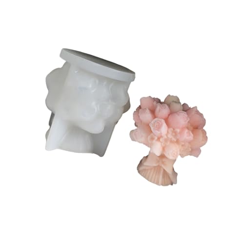 Silikonform für Blumenstrauß, Epoxidharz, Seife, einfaches Entformen, Blumen-Silikonform von Morain
