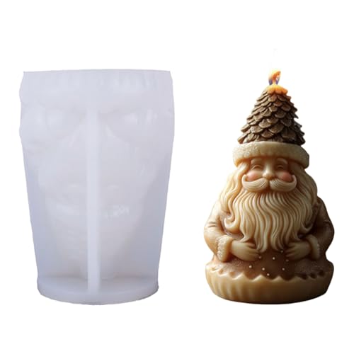 Silikonform mit Weihnachtsmann-Design, einfach zu entformen, Mehrzweck-Silikone für handgefertigte Seife, Urlaubsdekoration, Weihnachtsform Silikonform mit Weihnachtsmann-Design, einfach zu entformen, Mehrzweck-Silikone für handgefertigte Seife, Urlaubsdekoration, Weihnachtsform von Morain