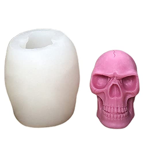 Totenkopf-Silikonform für Halloween, handgefertigte Formen zur Herstellung Totenkopf-Silikonform für Halloween, handgefertigte Formen zur Herstellung von Morain