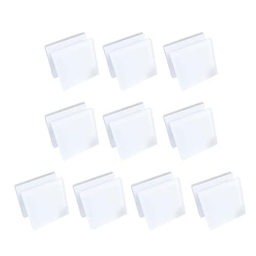 Transparente Acryl-Clips für Wärmeübertragung, 30 x 30 mm, Poster-Aufhänger-Klemme, selbstklebende Wandaufhängung für Wanddekoration, Poster, zum Aufhängen, 10 Stück Transparente Acryl-Clips für Wärmeübertragung, 30 x 30 mm, Poster-Aufhänger-Klemme, selbstklebende Wandaufhängung für Wanddekoration, Poster, zum Aufhängen, 10 Stück von Morain