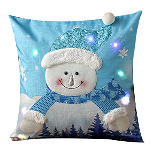 Weihnachts-Dekokissen mit Licht, dekoratives Sitzkissen, Party-Dekoration, Zubehör für Bett, Sofa, Dekoration, Weihnachtsdeko Weihnachts-Dekokissen mit Licht, dekoratives Sitzkissen, Party-Dekoration, Zubehör für Bett, Sofa, Dekoration, Weihnachtsdeko von Morain