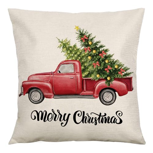 Weihnachts-Kissenbezug, Winterurlaub, Überwurf, Sofa, Couch, Kissenbezug, Dekoration 2024, Neujahrsgeschenkhüllen für Bett Weihnachts-Kissenbezug, Winterurlaub, Überwurf, Sofa, Couch, Kissenbezug, Dekoration 2024, Neujahrsgeschenkhüllen für Bett von Morain