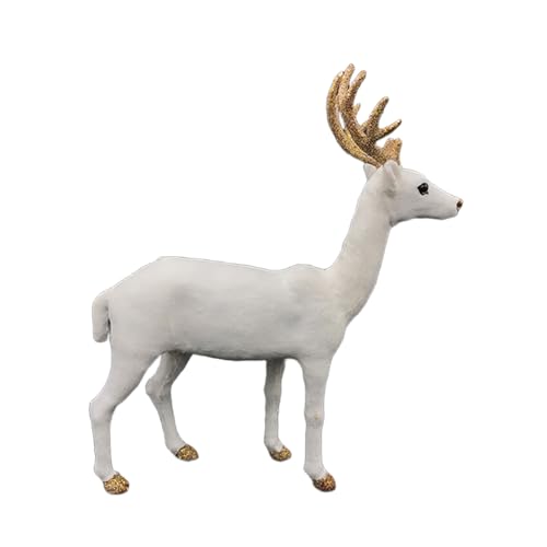 Weihnachts-Rentier-Figuren, Dekoration, stehend, Hirsch, Tiermodell für Zuhause, Weinschrank, Tischdekoration, Tischdekoration Weihnachts-Rentier-Figuren, Dekoration, stehend, Hirsch, Tiermodell für Zuhause, Weinschrank, Tischdekoration, Tischdekoration von Morain