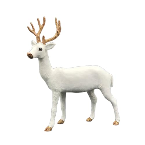 Weihnachts-Rentier-Figuren, Dekoration, stehend, Hirsch, Tiermodell für Zuhause, Weinschrank, Tischdekoration, Tischdekoration Weihnachts-Rentier-Figuren, Dekoration, stehend, Hirsch, Tiermodell für Zuhause, Weinschrank, Tischdekoration, Tischdekoration von Morain