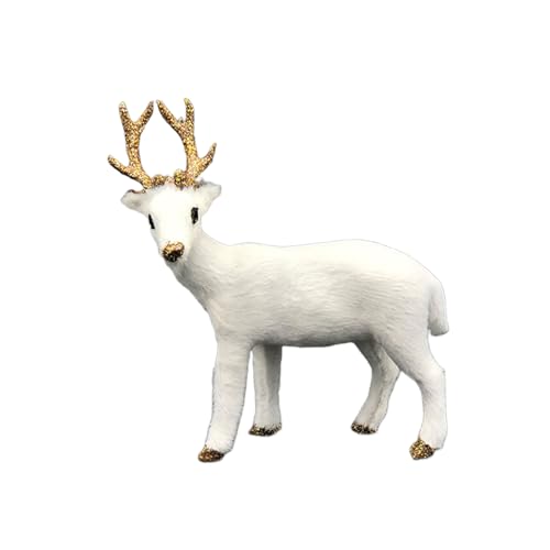 Weihnachts-Rentier-Figuren, Dekoration, stehend, Hirsch, Tiermodell für Zuhause, Weinschrank, Tischdekoration, Tischdekoration Weihnachts-Rentier-Figuren, Dekoration, stehend, Hirsch, Tiermodell für Zuhause, Weinschrank, Tischdekoration, Tischdekoration von Morain