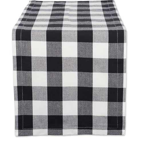 Weihnachts-Tischläufer-Schonbezug, Polyester, Baumwolle, kariert, für Zuhause und Büro, Dekoration, Urlaubsdekorationen Weihnachts-Tischläufer-Schonbezug, Polyester, Baumwolle, kariert, für Zuhause und Büro, Dekoration, Urlaubsdekorationen von Morain